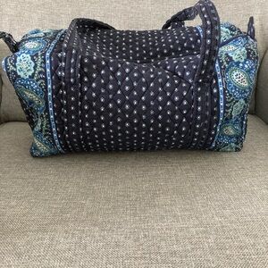Vera Bradley Small Duffel in Seaport Navy